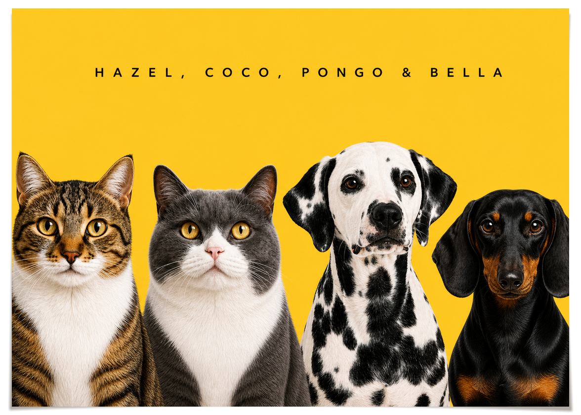 pdp-map:ef0506419a3f0021:modern_portrait__hazel-coco-pongo-bella__bg-feca33__text-242424__No_Frame_Horizontal.png
