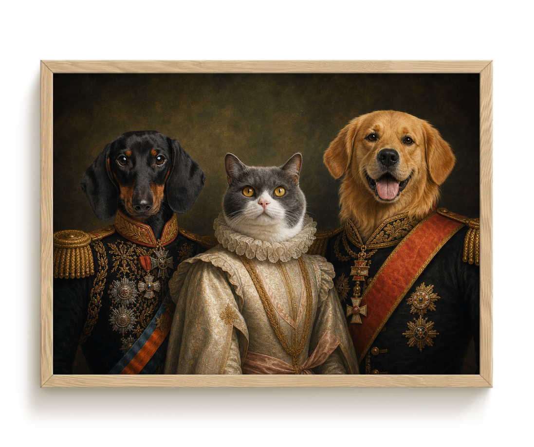 pdp-map:244ea0c4f33e6b89:royal_portrait__the_decorated_lords_lady_custom_pet_portrait__bella-coco-toffee__without-border_hide-name__Birch_Horizontal.png