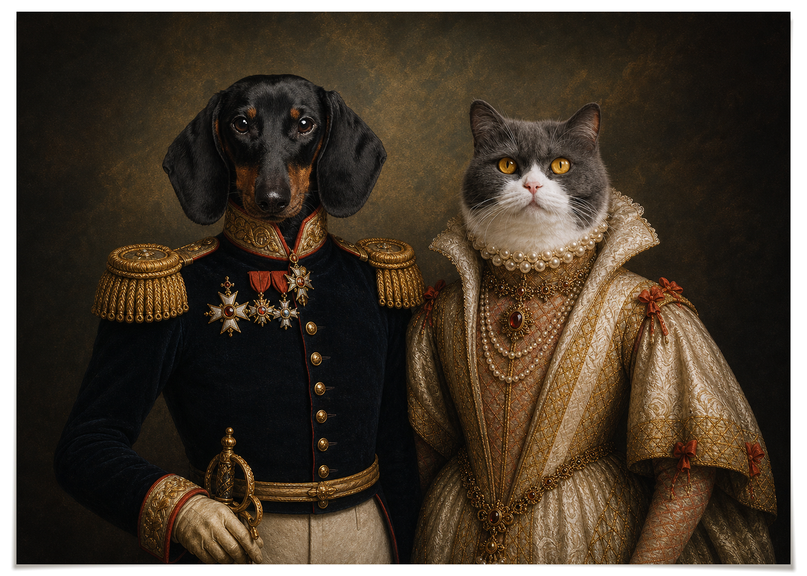 pdp-map:c8814dbcde1619bc:royal_portrait__the_duke_duchess_custom_pet_portrait__bella-coco__without-border_hide-name__No_Frame_Horizontal.png
