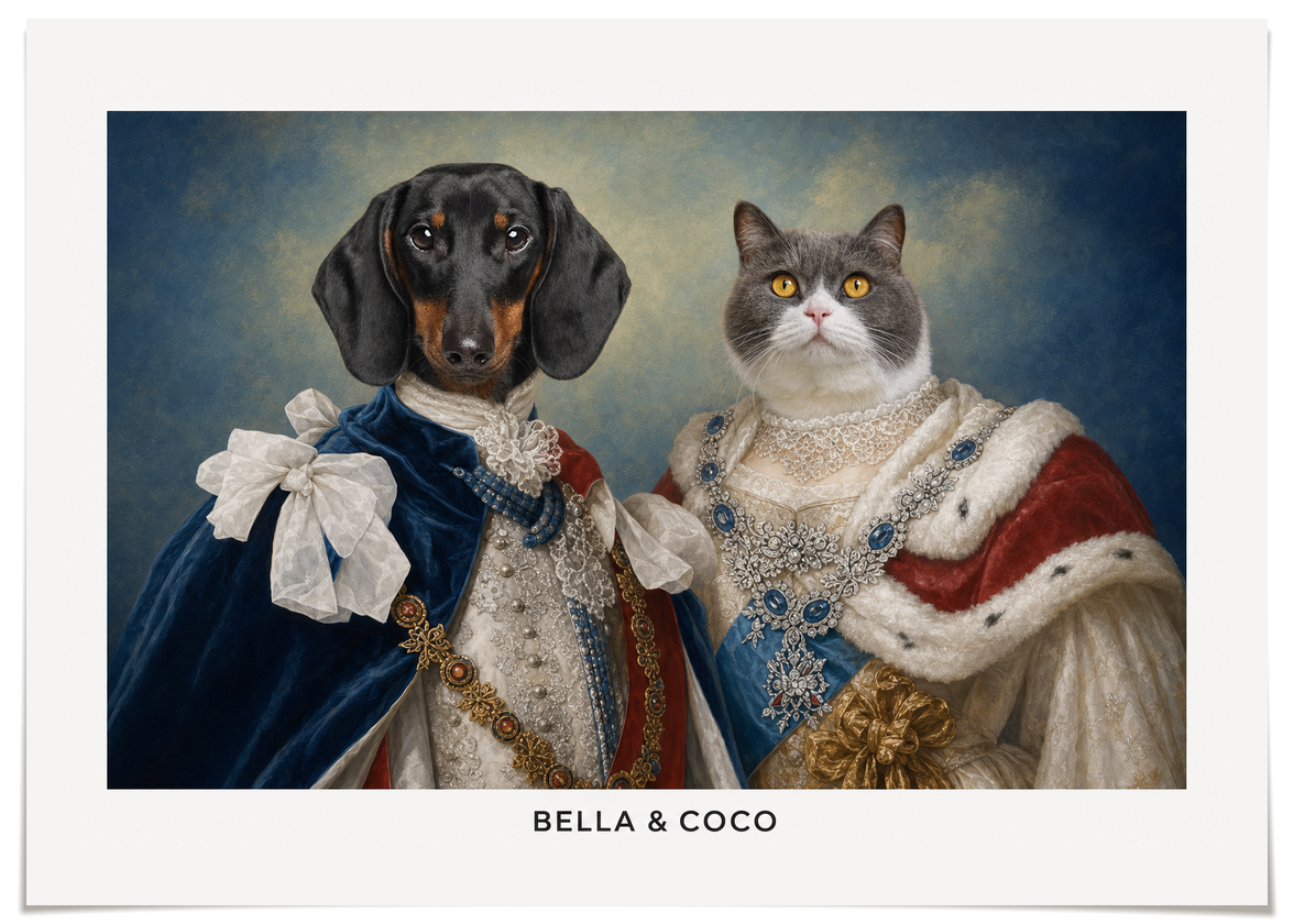 pdp-map:3b472b29c8d6933d:royal_portrait__their_majesties_custom_pet_portraits__bella-coco__with-border_show-name__No_Frame_Horizontal.png